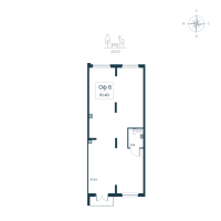 К. пом № 6к.2 Дом: 2.2 Корп.: 2141.2 , Секция 2  в ЖК Расцветай в Янино