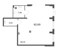 К. пом № НП-4 Корп.: 1 , Секция 1  в ЖК Речной квартал