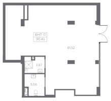 К. пом № Н398711 Корп.: 2 , Секция 2.2_8  в ЖК Респект