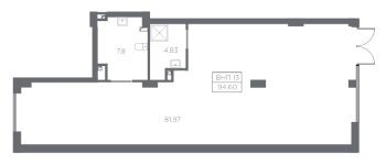 К. пом № Н398707 Корп.: 2 , Секция 2.2_6  в ЖК Респект