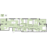 4 ккв (Евро) № 33 Корп.: А7 , Секция 1  в ЖК Рощино Residence