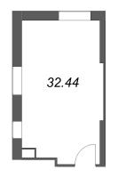 К. пом № 3.2.36 Корп.: 1 , Секция 1  в ЖК Saan