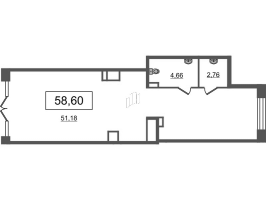 К. пом № НП8 Корп.: 1.1 , Секция 1.1  в ЖК Сенат