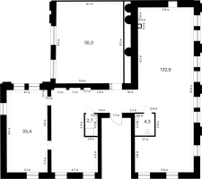 К. пом № НПКИ 14 Корп.: 2 , Секция 8  в ЖК Шкиперский 19