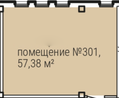 К. пом № 301 Корп.: 1 , Секция 1  в ЖК Smart Гранитная