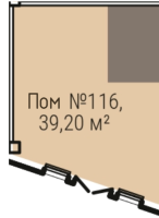 К. пом № 116 Корп.: 1 , Секция 1  в ЖК Smart Гранитная