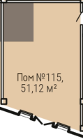 К. пом № 115 Корп.: 1 , Секция 1  в ЖК Smart Гранитная