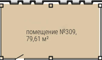 К. пом № 309 Корп.: 1 , Секция 1  в ЖК Smart Гранитная