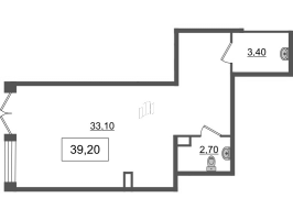 К. пом № НП25 Корп.: 9.2 , Секция 4  в ЖК Солнечный город.Резиденции