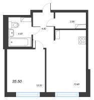 1 ккв № 731 Корп.: 6 , Секция 1  в ЖК Струны