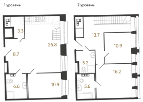 4 ккв (Евро) № 89 Корп.: Е , Секция 1  в ЖК Светоч