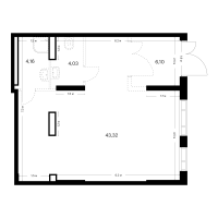 К. пом № НПКИ 1 Корп.: 4.2 , Секция 1  в ЖК Таллинский парк