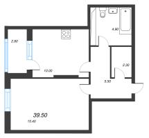 1 ккв № 25 Корп.: 8 , Секция 1  в ЖК Тайм Сквер