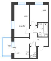 2 ккв № 10 Корп.: 3.4-1 , Секция 1  в ЖК Тишин
