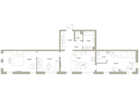 4 ккв (Евро) № 2 Корп.: 3.2-2 , Секция 1  в ЖК Тишин