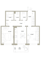 2 ккв № 114 Корп.: 3.2-3 , Секция 2  в ЖК Тишин