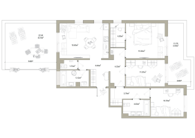 4 ккв (Евро) № 85 Корп.: 3.2-2 , Секция 1  в ЖК Тишин