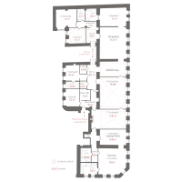 6 ккв № 12 Корп.: 1 , Секция 2  в ЖК Три Грации