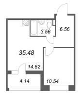 1 ккв № 515 Корп.: 3 , Секция 1  в ЖК Ультра Сити 3.0