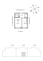 1 ккв № 293 Корп.: 1 , Секция 2  в ЖК Уют
