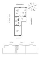 2 ккв № 291 Корп.: 1 , Секция 2  в ЖК Уют
