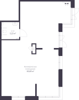 К. пом № БКТ 1.4 Корп.: 1 , Секция 1  в ЖК ВЕРЕН НОРТ сертолово