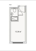 Студия № 624 Корп.: 2 , Секция 1  в ЖК Vertical Московская