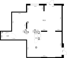 К. пом № ПОН 8 Корп.: 6 , Секция 2  в ЖК Витебский парк