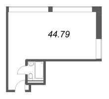 1 ккв № 05/28 Корп.: 1 , Секция 1  в ЖК Well Московский