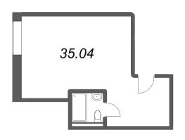 1 ккв № 05/31 Корп.: 1 , Секция 1  в ЖК Well Московский