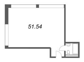 1 ккв № 05/30 Корп.: 1 , Секция 1  в ЖК Well Московский