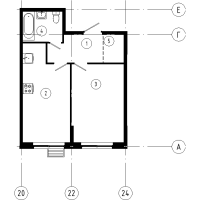 1 ккв № 165 Корп.: 1.11 , Секция 2  в ЖК Ягодное Река Парк