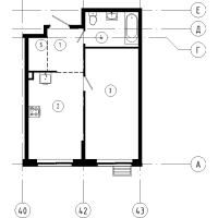 1 ккв № 146 Корп.: 1.11 , Секция 2  в ЖК Ягодное Река Парк