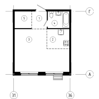 Студия № 253 Корп.: 1.11 , Секция 2  в ЖК Ягодное Река Парк