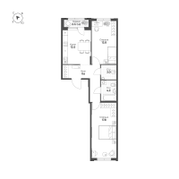 2 ккв № 674 Корп.: 1.10.2 , Секция 2  в ЖК Ягодное Река Парк