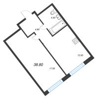 1 ккв № 145 Корп.: 1.12 , Секция 4  в ЖК Ягодное Река Парк