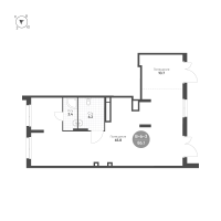 К. пом № В-6-3 Корп.: 1.12 , Секция 3  в ЖК Ягодное Река Парк