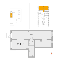 К. пом № 4-Н Корп.: 4 , Секция 1  в ЖК Янила Форест