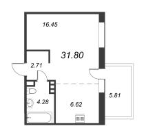 1 ккв № 92 Корп.: 3.2 , Секция 2  в ЖК Янила Кантри