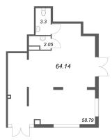 К. пом № Н.121120 Корп.: 14.8 , Секция 1  в ЖК Ясно.Янино