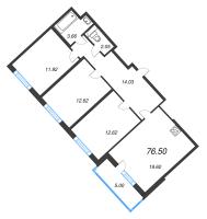 4 ккв (Евро) № 138 Корп.: 3.5 Уч. Австралия , Секция 5  в ЖК ЮгТаун