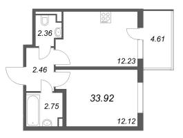 1 ккв № 65 Корп.: 1 Уч. Канада , Секция 3  в ЖК ЮгТаун