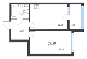 1 ккв № 199 Корп.: 1.3 Уч. Греция , Секция 5  в ЖК ЮгТаун