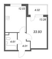 1 ккв № 97 Корп.: 3.6 Уч. Австралия , Секция 3  в ЖК ЮгТаун