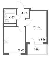 1 ккв № 152 Корп.: 3.6 Уч. Австралия , Секция 5  в ЖК ЮгТаун