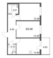 2 ккв № 64 Корп.: 1 Уч. Канада , Секция 3  в ЖК ЮгТаун