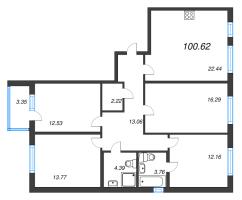 5 ккв (Евро) № 49 Корп.: 3.5 Уч. Австралия , Секция 2  в ЖК ЮгТаун