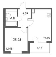 2 ккв (Евро) № 236 Корп.: 3.6 Уч. Австралия , Секция 7  в ЖК ЮгТаун