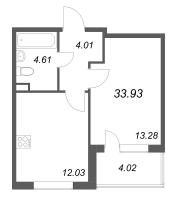 1 ккв № 144 Корп.: 3.7 Уч. Австралия , Секция 5  в ЖК ЮгТаун