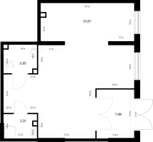 К. пом № ПОН 5 Корп.: 5 , Секция 2  в ЖК Заречный парк